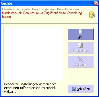 Benutzer-Verwaltung