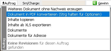 PDF Erstellung und Revisionen
