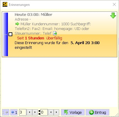 Wiedervorlage