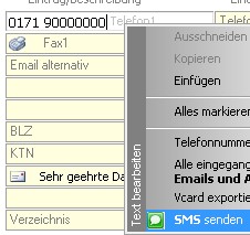SMS Versand