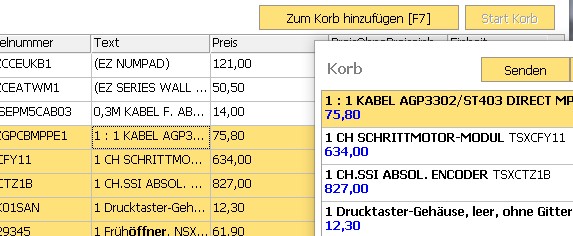 Artikelkatalog als CSV, Datanorm 4/5, Excel und ZIP