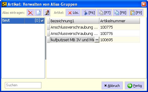 Supportanfrage Ich möchte ganz schnell bestimmte Artikel in einen Auftrag einfügen