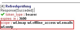 Email senden und OAUTH2